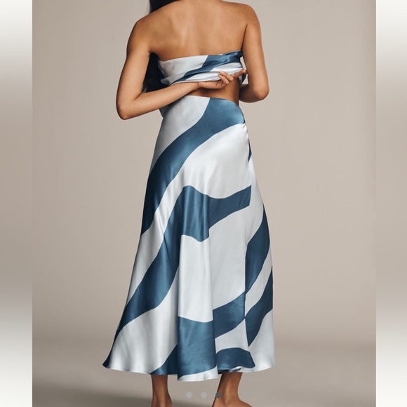 NWT Anthropologie Strapless Set Skirt and Top - Picture 2 of 11